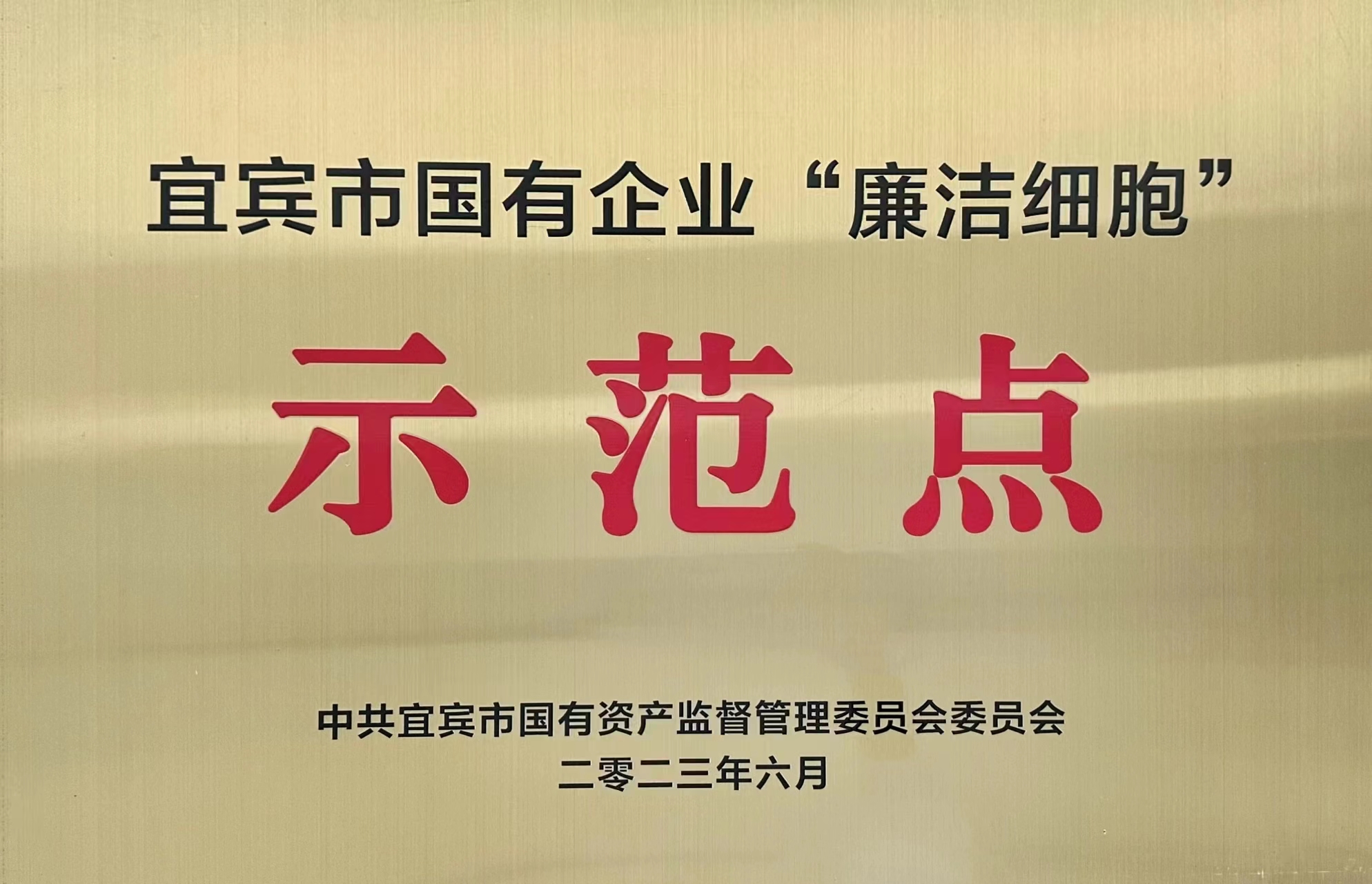 宜宾市国有企业“廉洁细胞”示范点